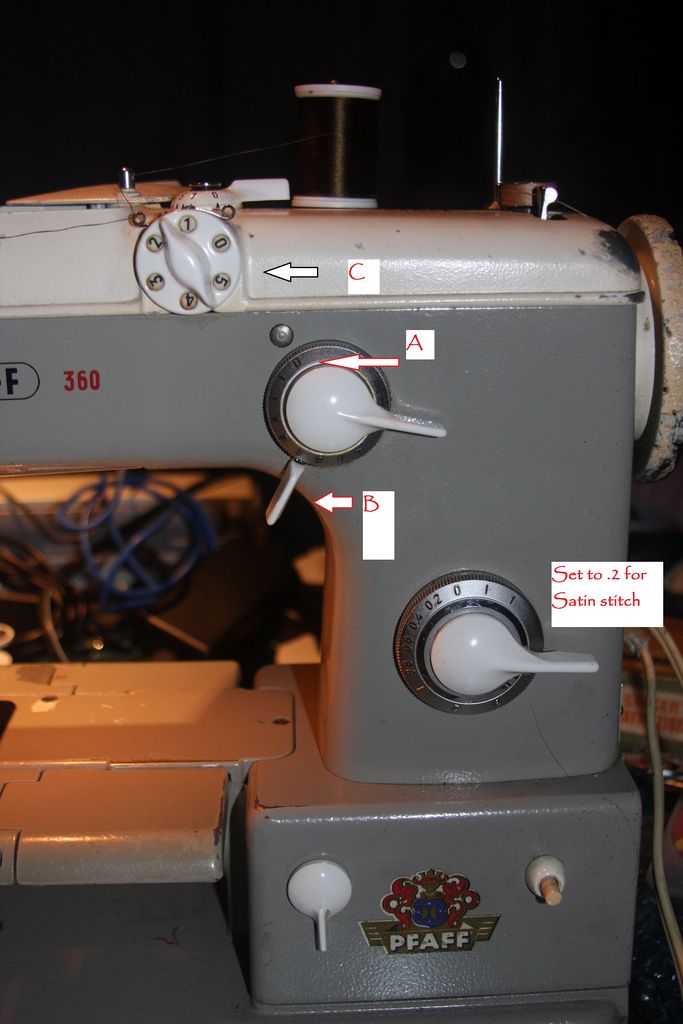 Pfaff 360 sewing machine parts